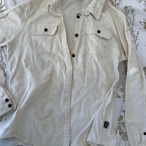 Patagonia Cream Button-Up Shirt